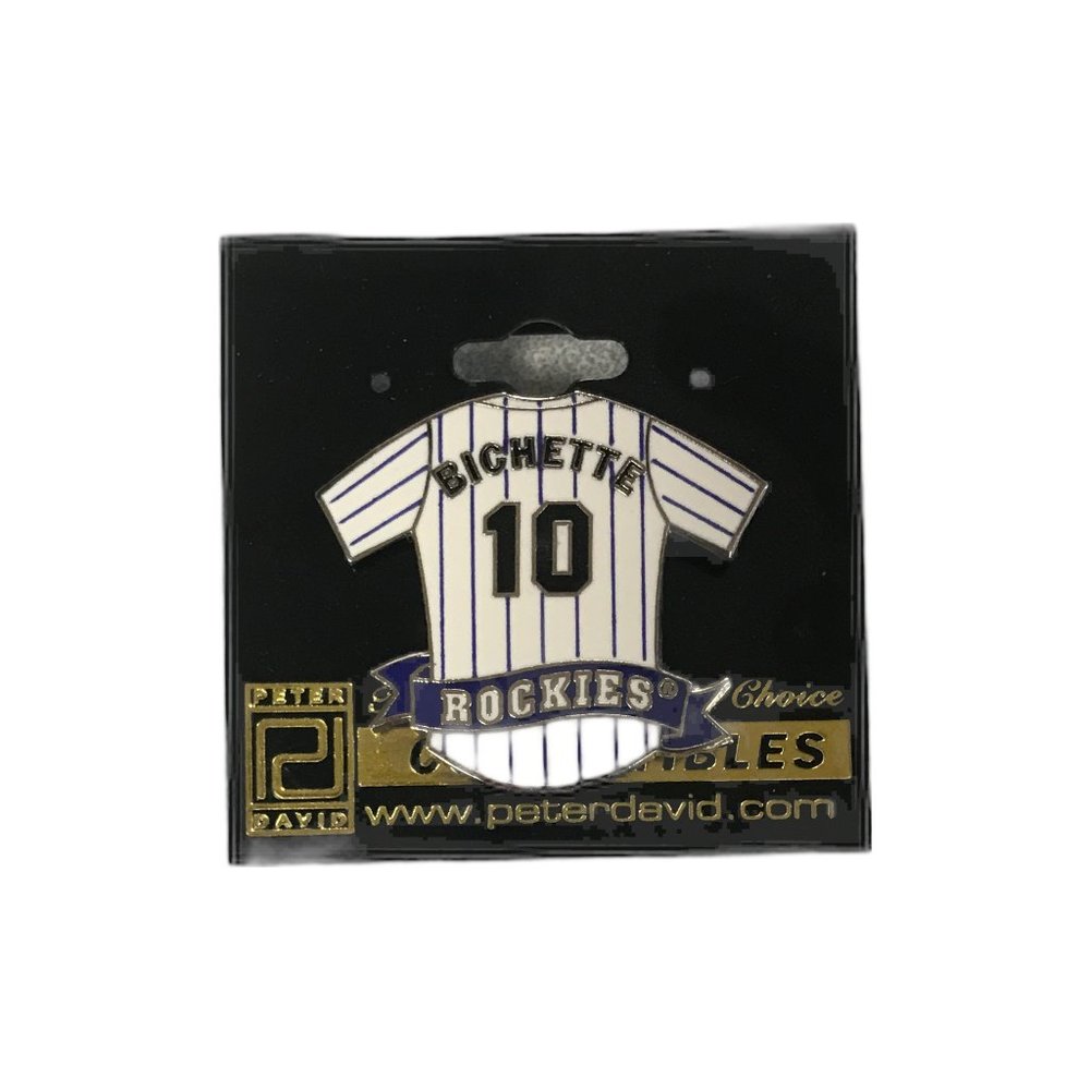 Bichette #10 Colorado Rockies jersey pin MLB
